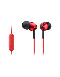 Sony MDR-EX110LP In-Ear Headphones, Red