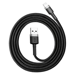 Cafule Cable USB/Light 2.4A 1m Grey/Blk