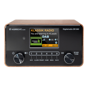 DR865 Seniorenradio DAB+/UKW/BT