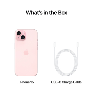 iPhone 15, 128GB, pink